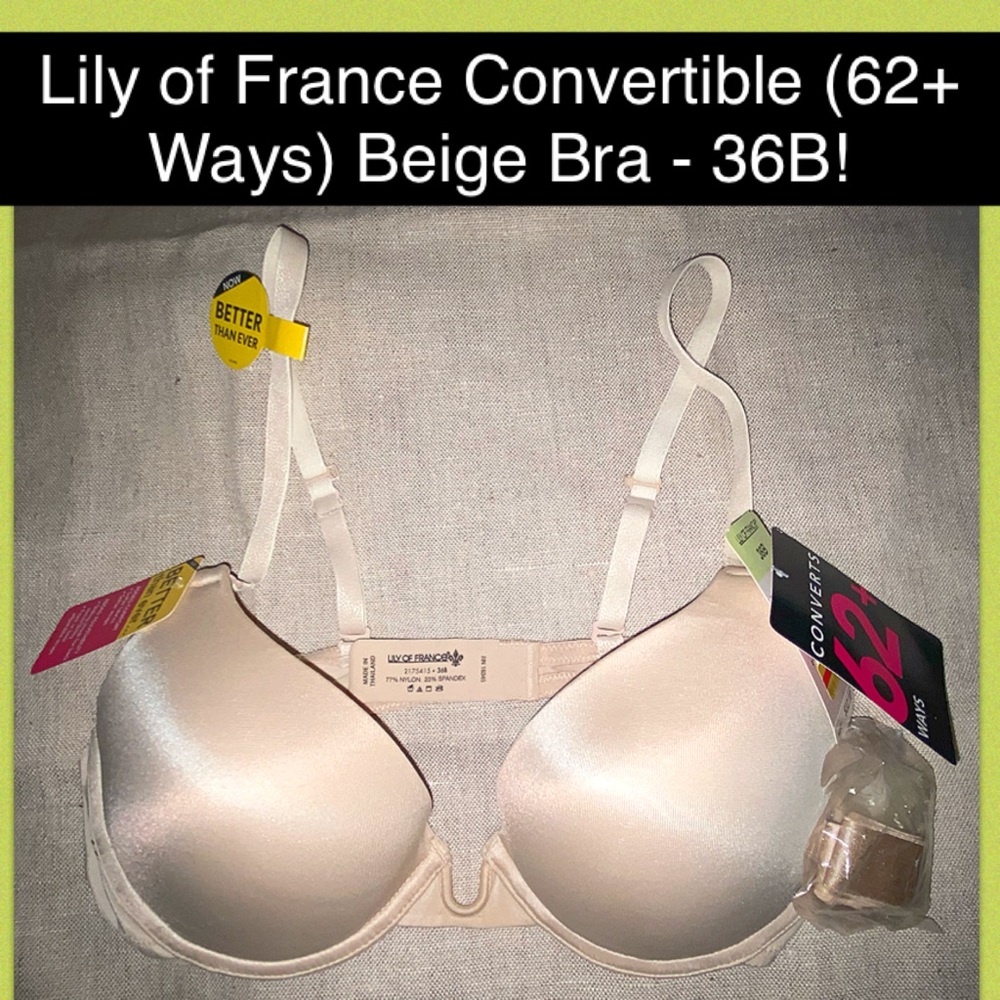 Lily of France Convertible (62+ Ways) Bra - 36B